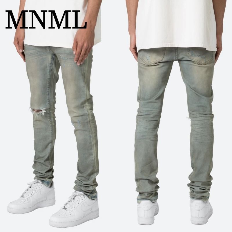 mnml セール開催中 ミニマル デニム ジーンズ スリムフィット