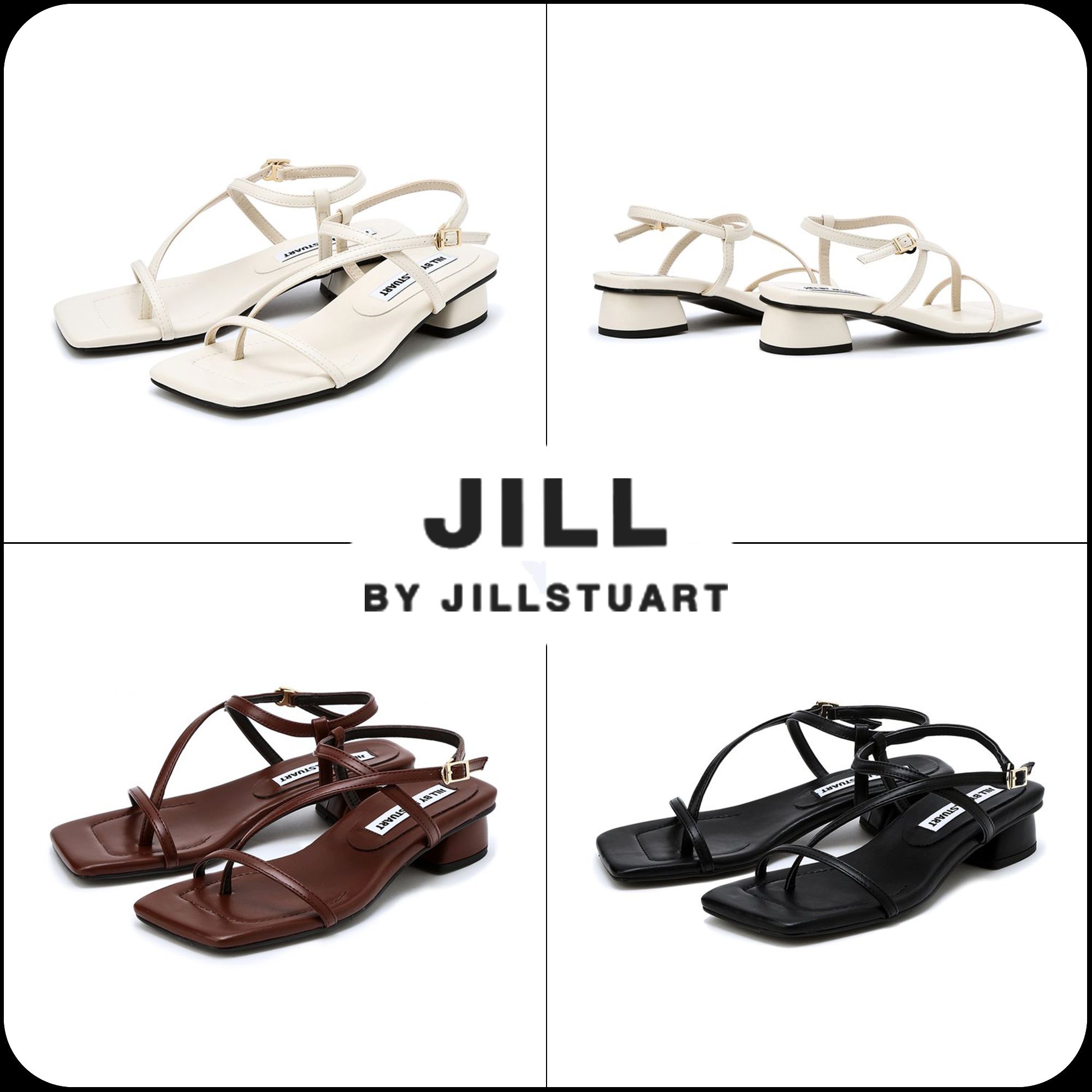 サンダル・ミュール JILLSTUART Sandy Ribbon Slingback 3color JLSO5E330BK JLSO5E3 JILLSTUART(ジルスチュアート) サンダル・ミュール(レディース