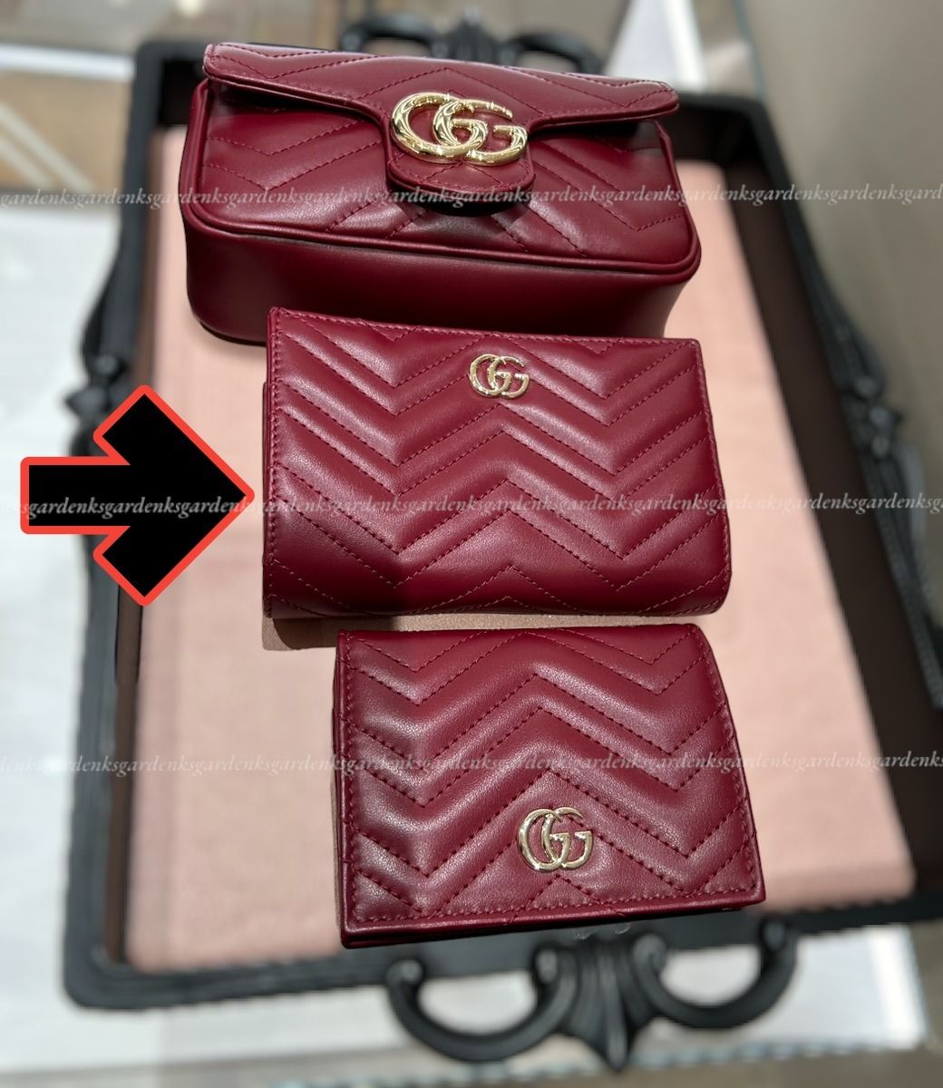 グッチ】ダブルGカードケース ウォレット☆レザーロゴ456126 (GUCCI/折りたたみ財布) 456126 17WEN 2754【BUYMA】