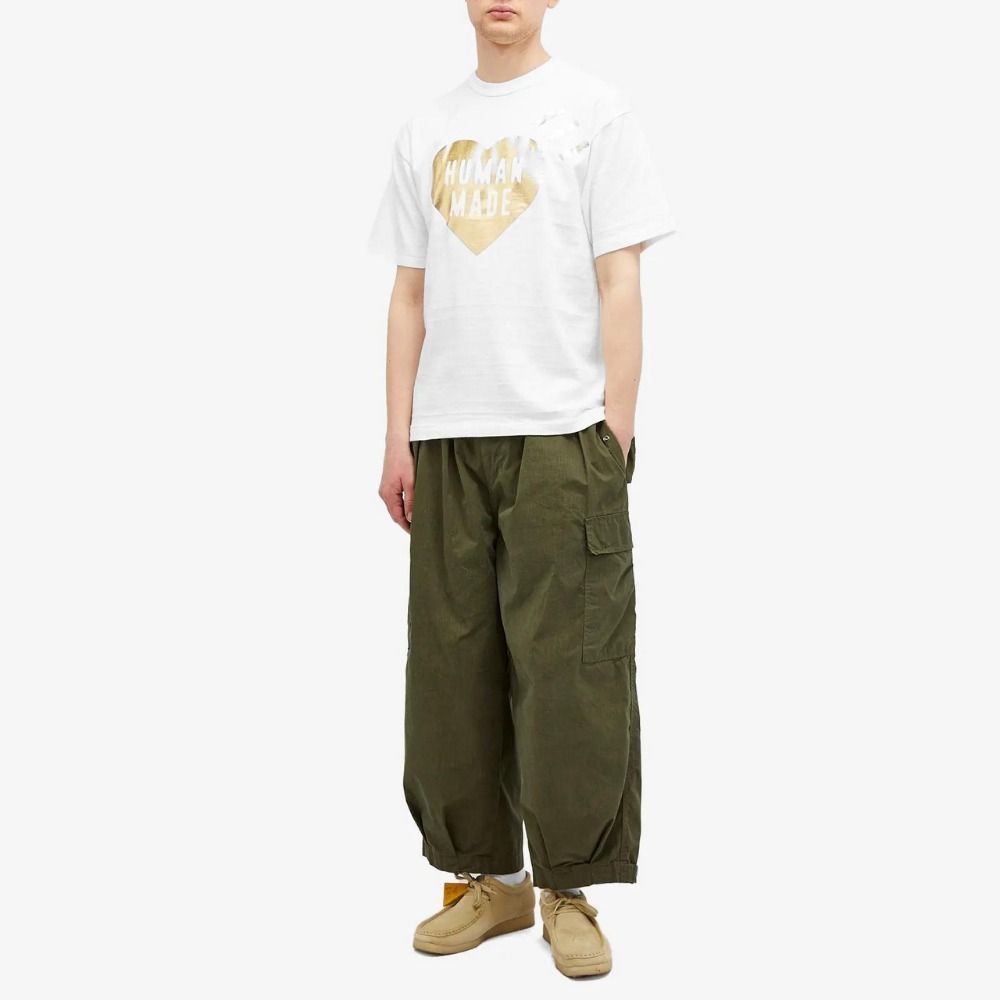 HUMAN MADE】ヒューマンメイド Tシャツ ハートロゴ 半袖 WH/BK