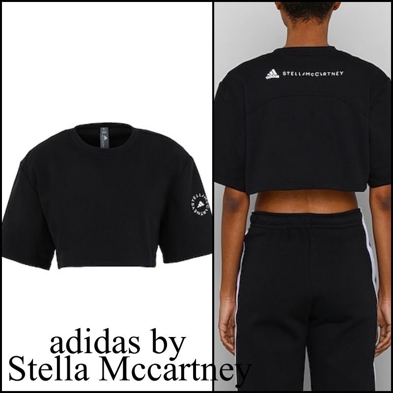 送関込adidas by Stella Mccartney/クロップド 半袖 Tシャツ