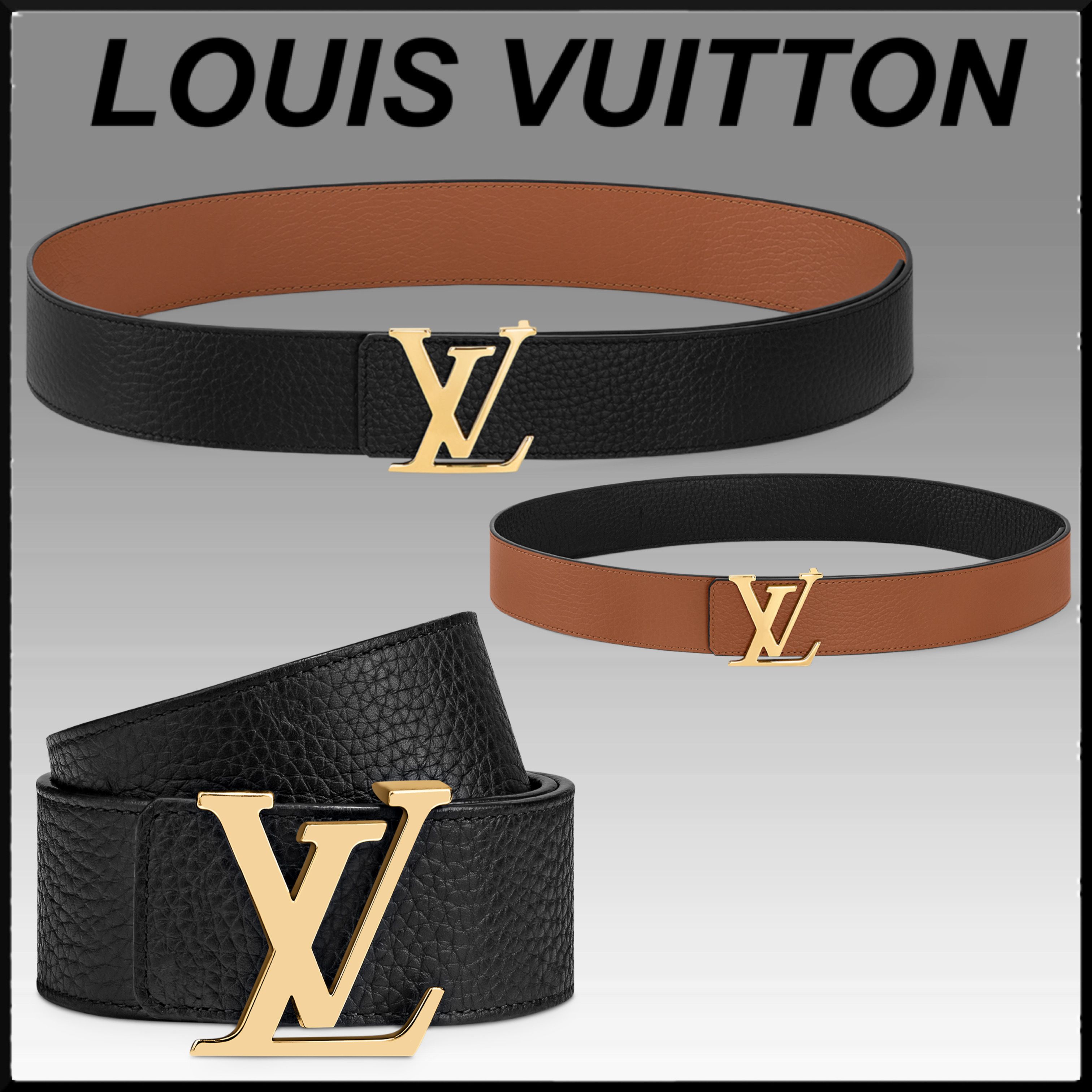 LOUIS VUITTON - 美品⭐️ルイヴィトン ベルト LV イニシャル