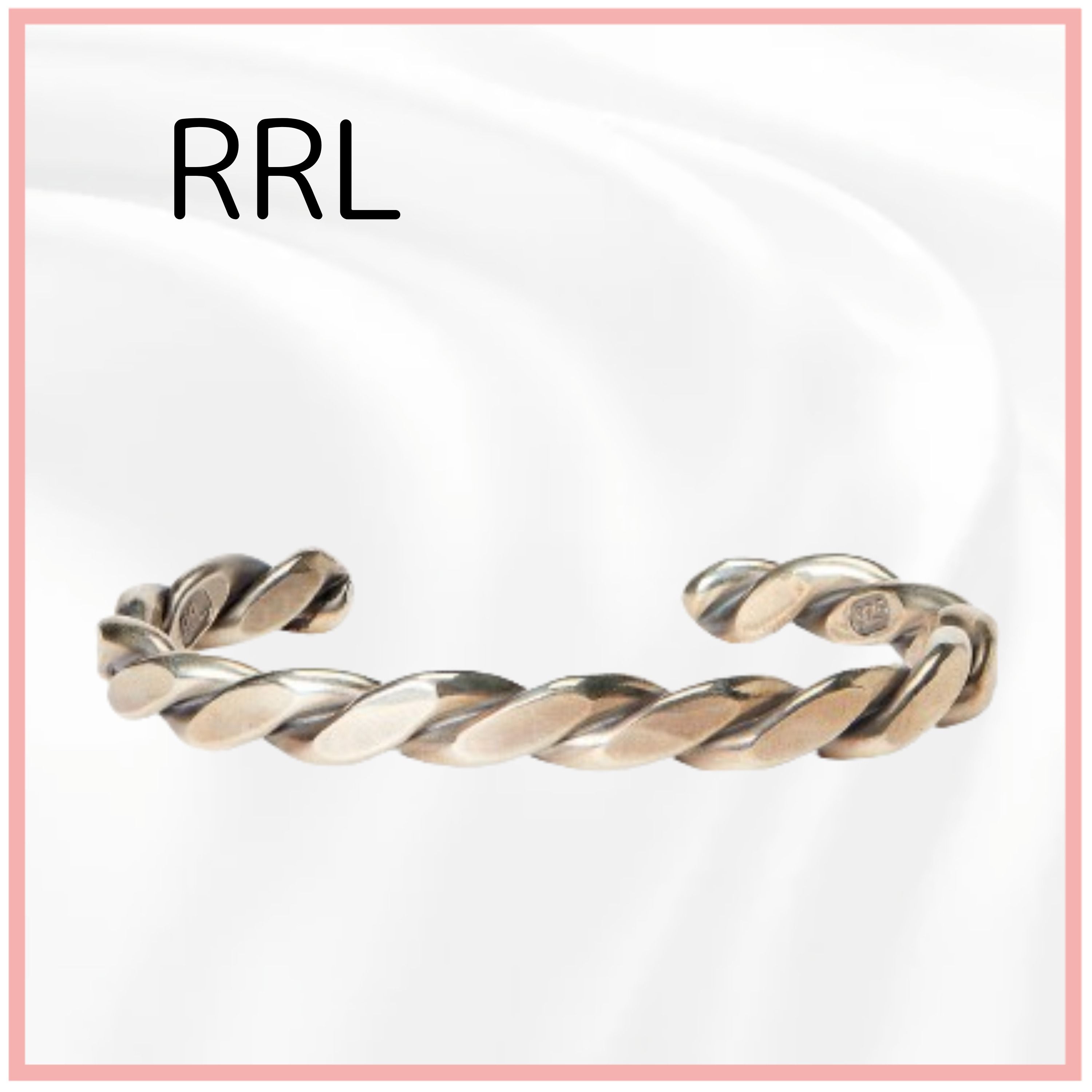 RRL】ダブルアールエル スターリングシルバー IDブレスレット