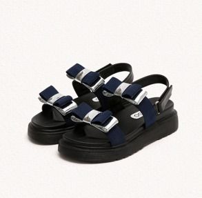 【MAC MOC】Ribony Casual Ribbon Sandal☆大人気☆ MAC MOC】Ribony Casual Ribbon Sandal☆大人気☆ (MAC MOC