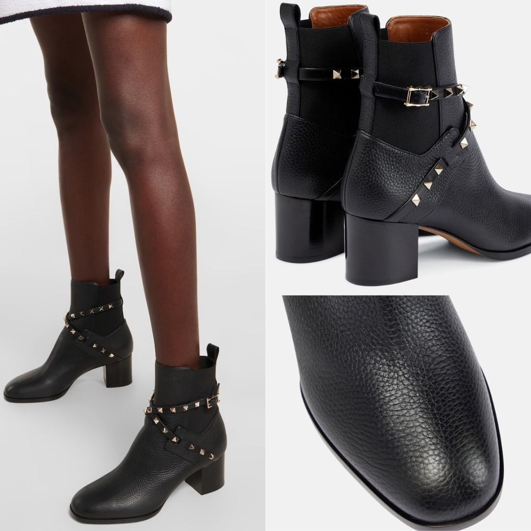 国内即発】VALENTINO ロックスタッズブーツ (VALENTINO/ショート