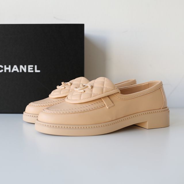【正規買付】CHANEL ローファー モカシン ラムスキン 2025春夏 CHANEL】シャネル モカシン ローファー ラムスキン (CHANEL