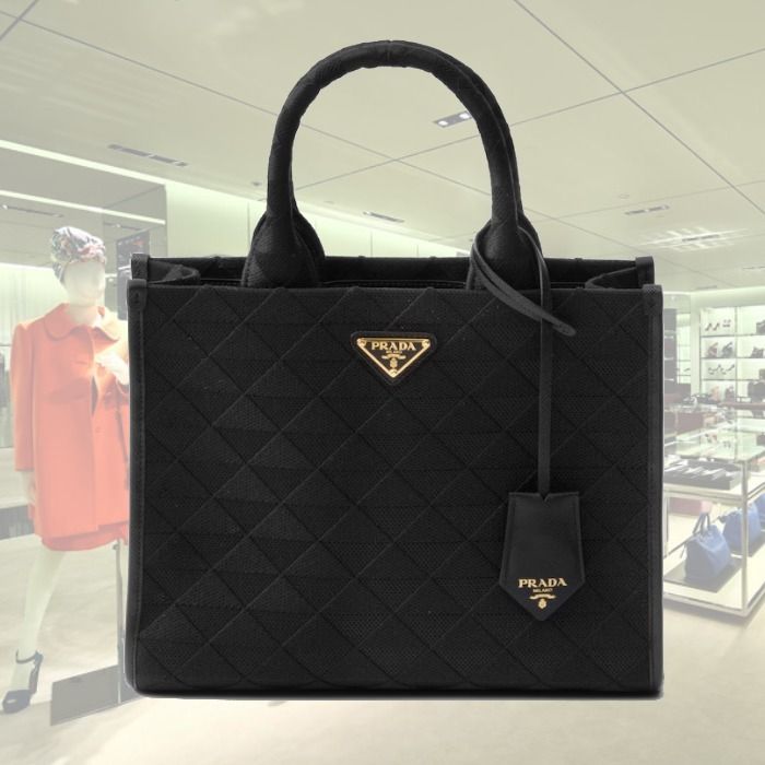 ☆PRADA プラダ☆エンブロイダリーファブリック バッグ PRADA プラダ シンボル エンブロイダリーファブリック バッグ