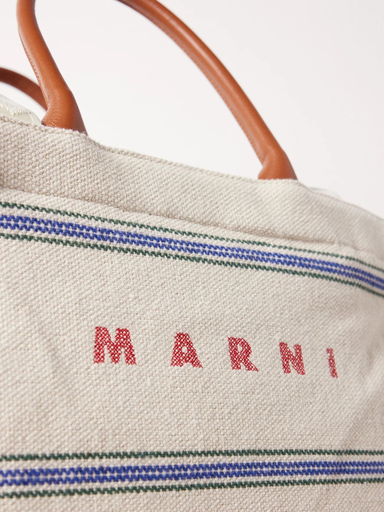 MARNI(マルニ)ストライプ キャンバス トート(SALE!国内発送