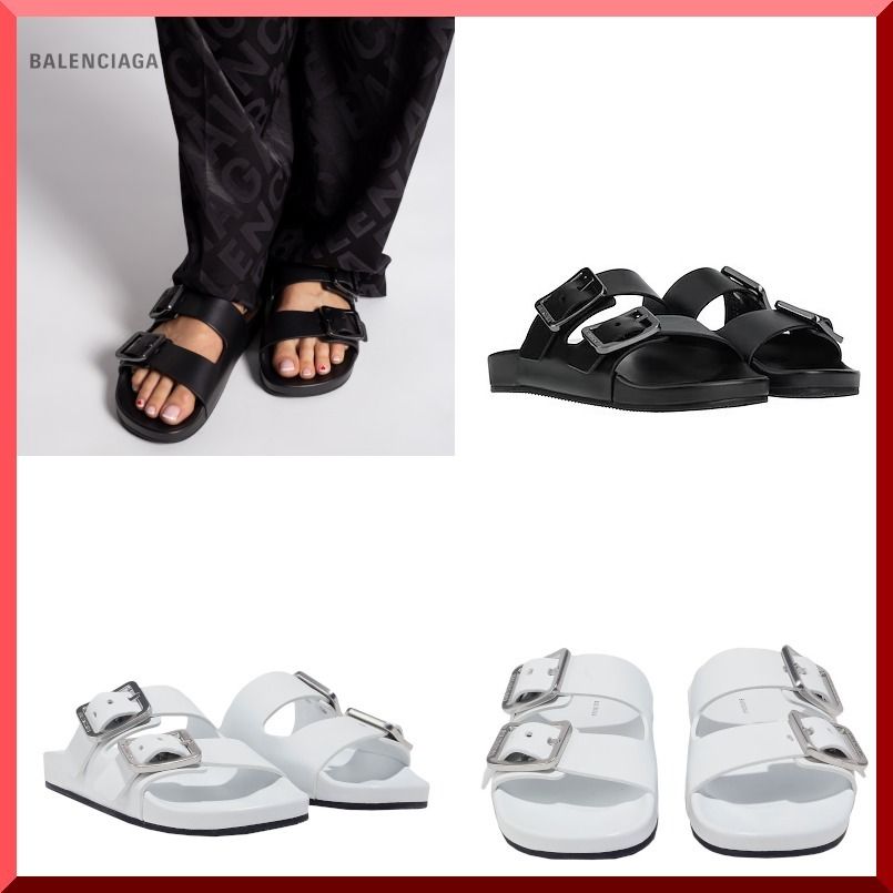 サンダル・ミュール Balenciaga Sandals ☆VIP価格☆【BALENCIAGA】Mallorca Slide Sandals 関税/送料込