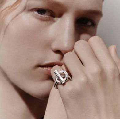【お洒落♡】HERMES エシャペリング GM /ラージ 安心/直営店買付◇送料込【HERMES】エシャペ リング GM シルバー