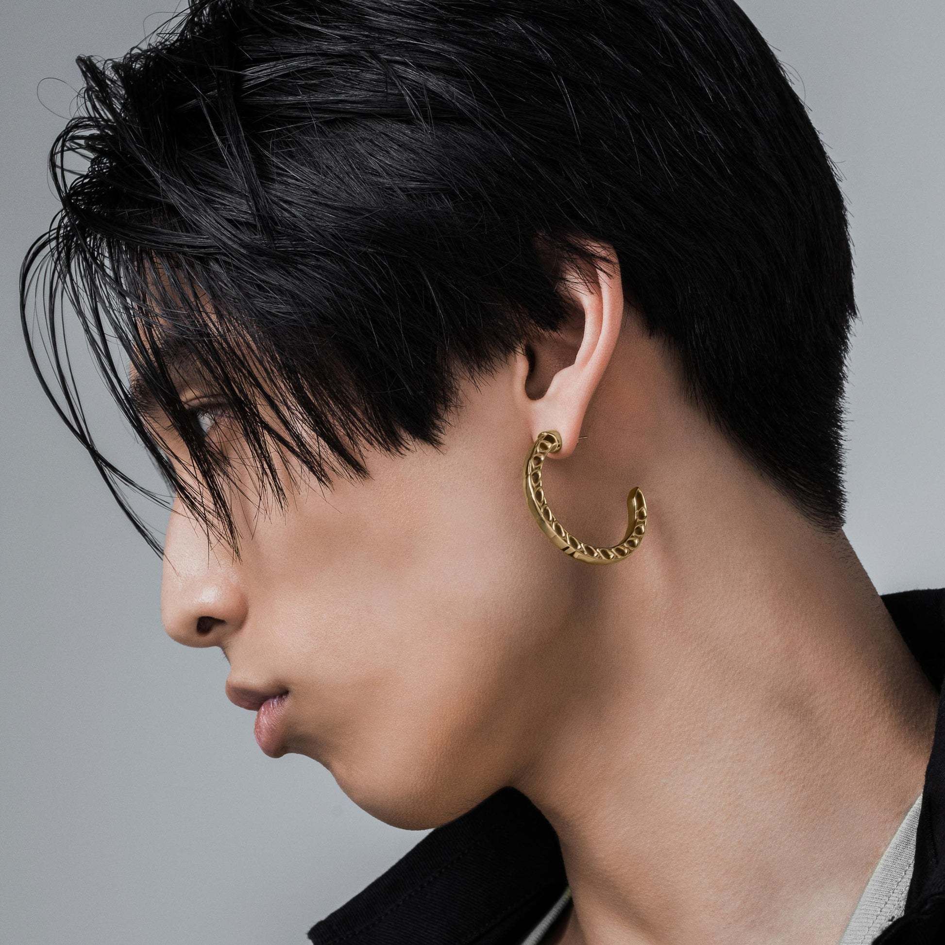 国内発送/関税込☆Vitaly☆ステンレス Substrate フープ ピアス 国内発送/関税込☆Vitaly☆ステンレス Substrate フープ ピアス