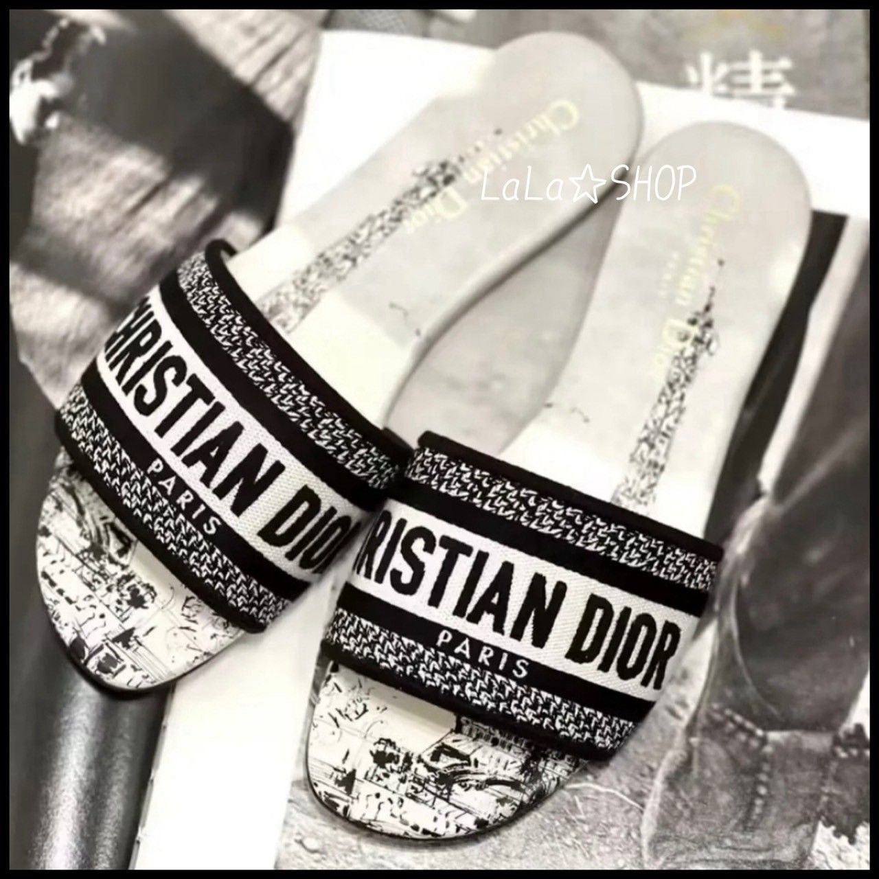 【大人上品♪】Dior Dioriviera Dway スライド サンダル DIOR | Dioriviera Dway プラットフォームスライド ラフィア