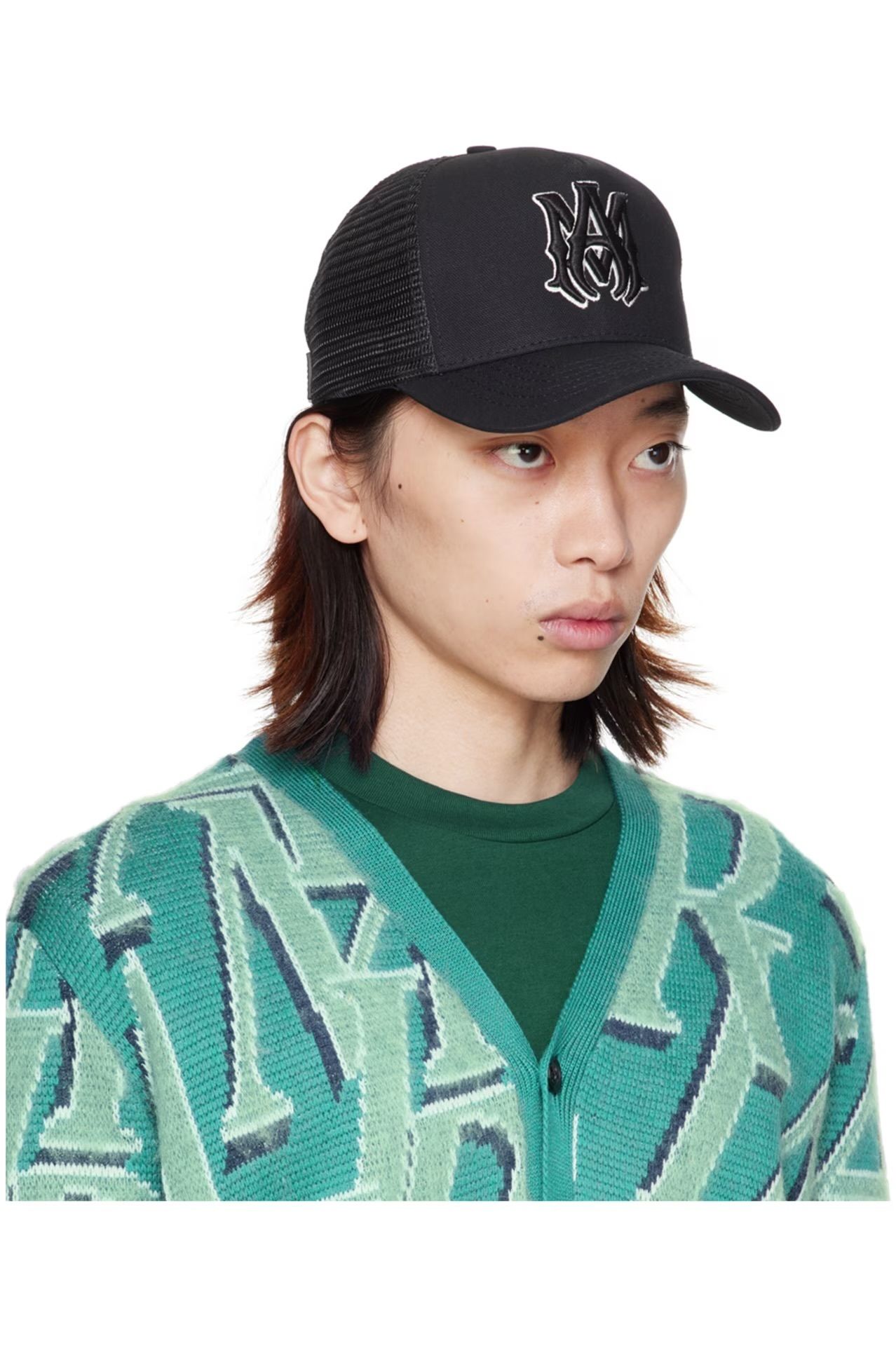 人気！【AMIRI】ロゴ刺繍 キャップ ハット (AMIRI/キャップ