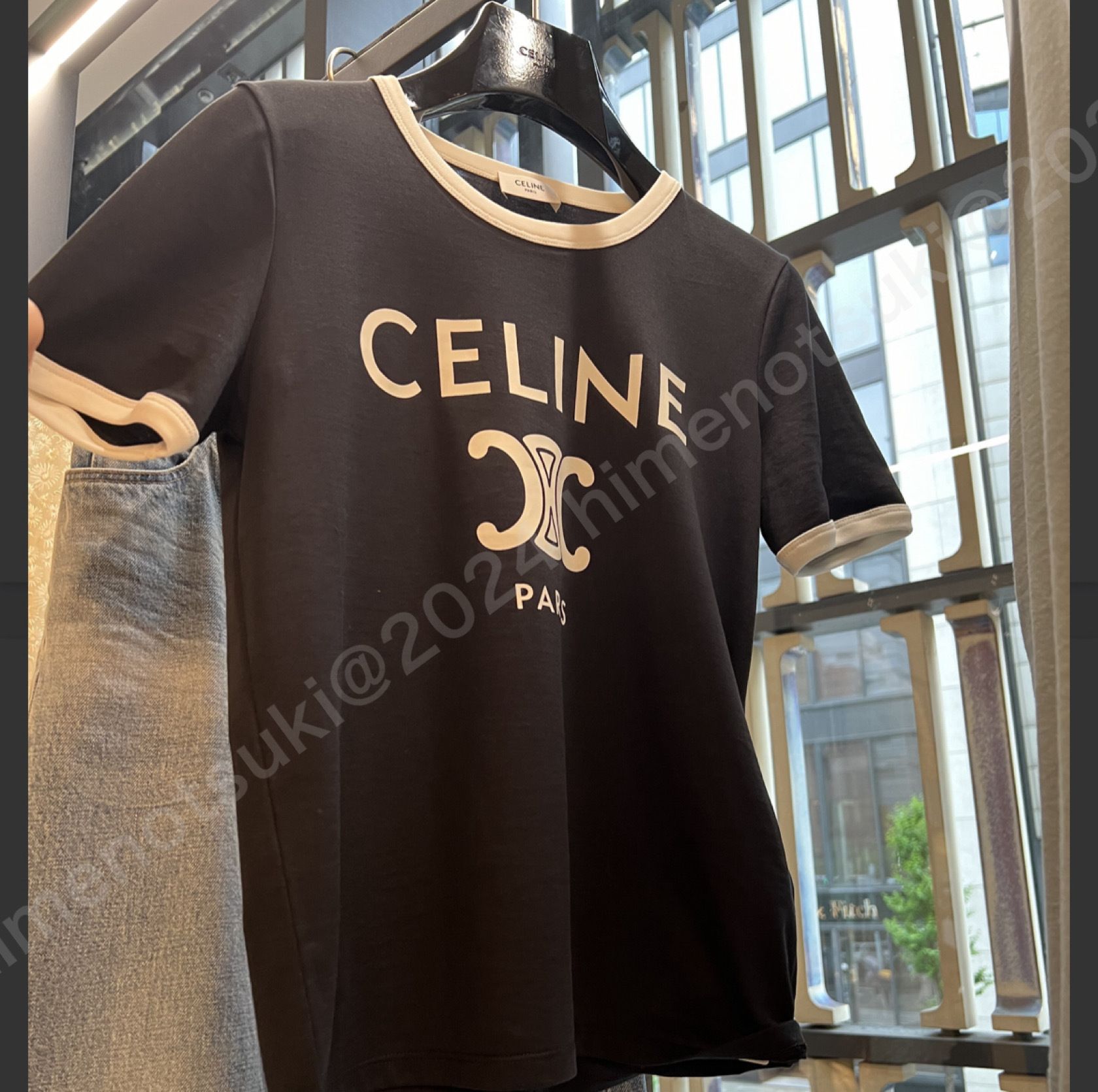 【国内発送】CELINE レギュラー Tシャツ / コットンジャージー CELINE レギュラー Tシャツ / コットンジャージー - | CELINE
