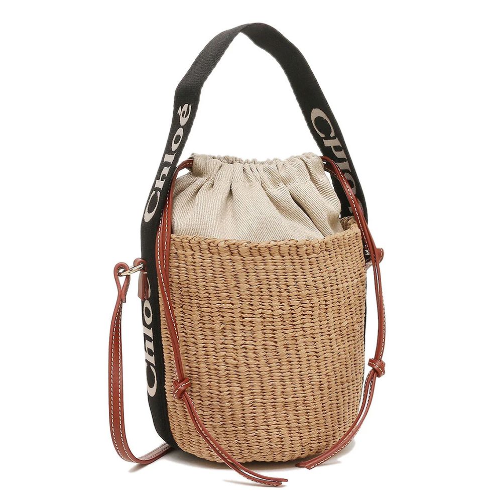 関税負担なし☆Chloe クロエ “WOODY”スモールバスケット (Chloe