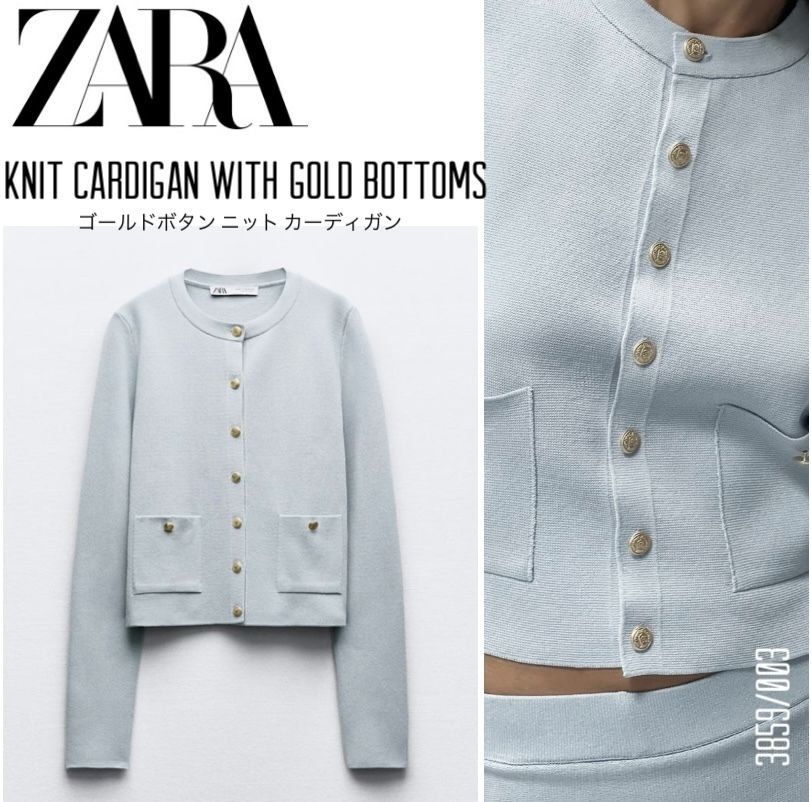 ZARA】ザラベビー ニットカーディガン 74サイズ 6-9M どぎつい