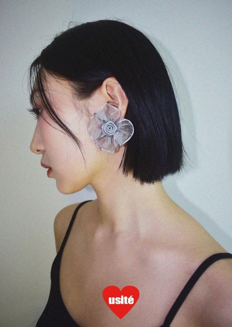 ピアス [USITE] Organza Flower PIERCE USITE] Organza Flower PIERCE (ピアス) 106630343【BUYMA】