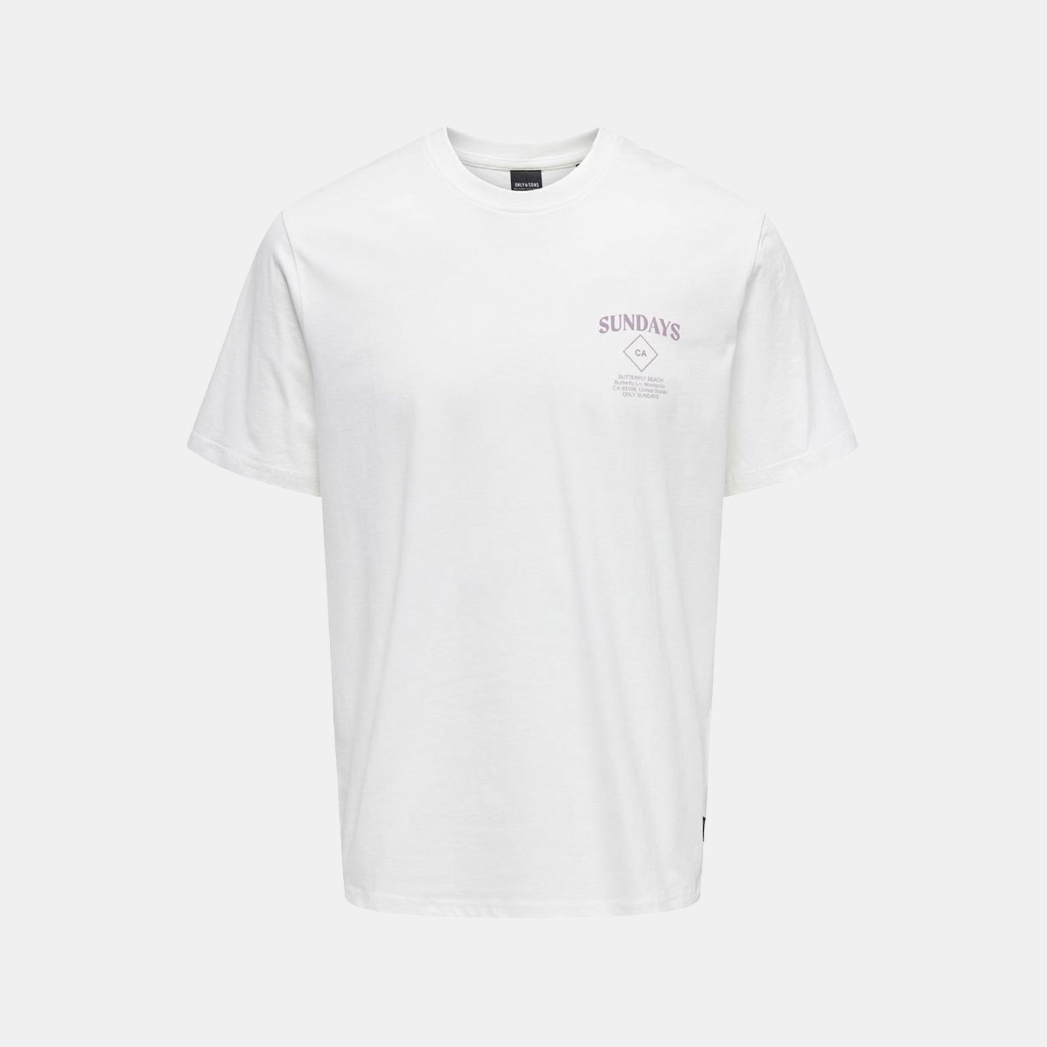 【Only & Sons】バックグラフィック 半袖 Tシャツ / 送料無料 Only & Sons】バックグラフィック 半袖 Tシャツ / 送料無料