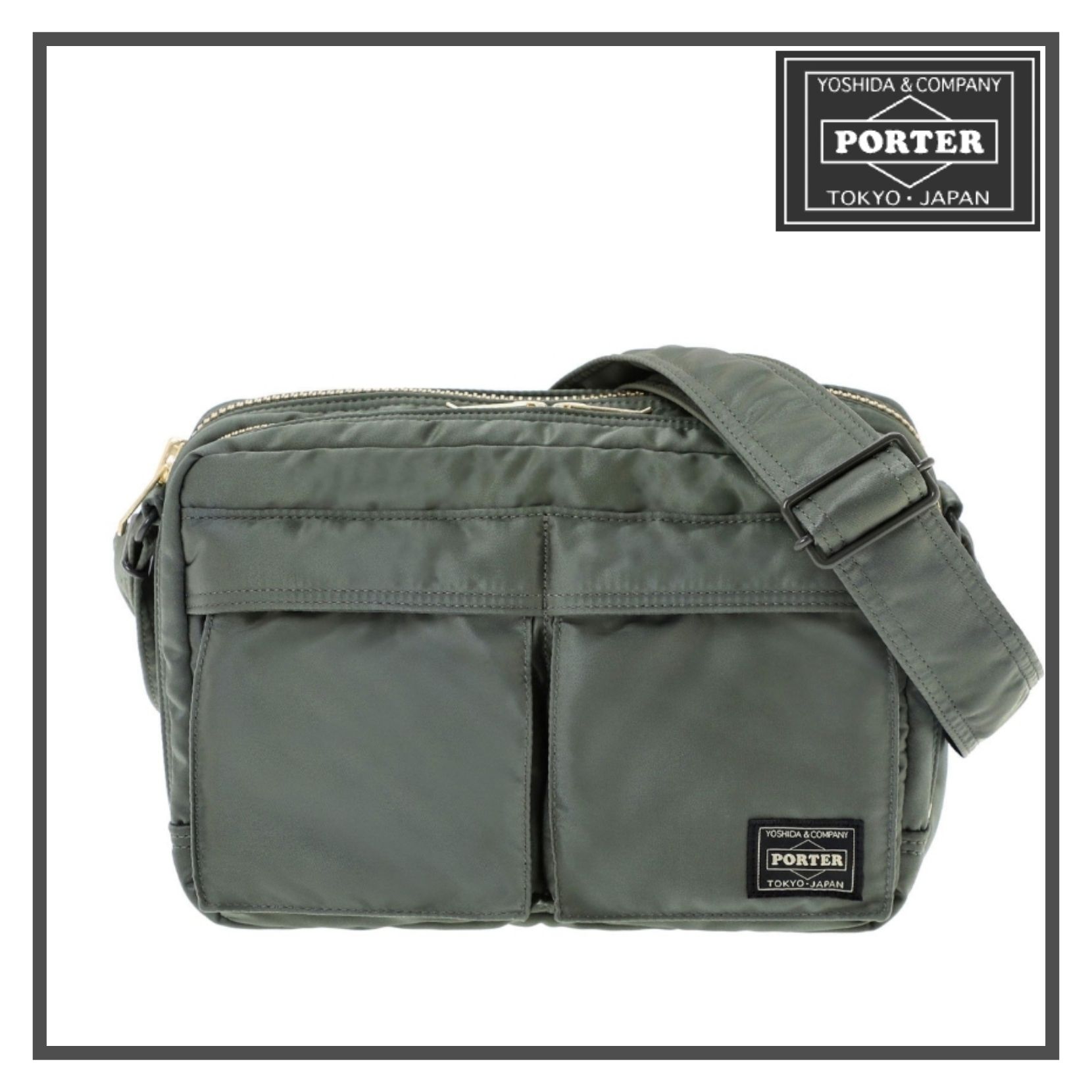 大注目○PORTER ポーター TANKER SLING BAG W zip (PORTER