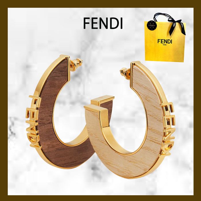 楽天市場】FENDI フェンディ ピアス Fendi Graphy グラフィ