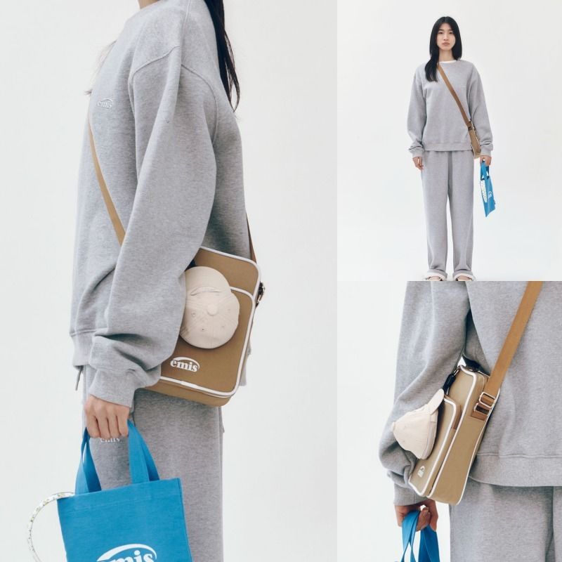 EMIS】 NYLON ZIP-POCKET MINI CROSS BAG : BLACK (EMIS/バッグ・カバンその他)  104843126【BUYMA】