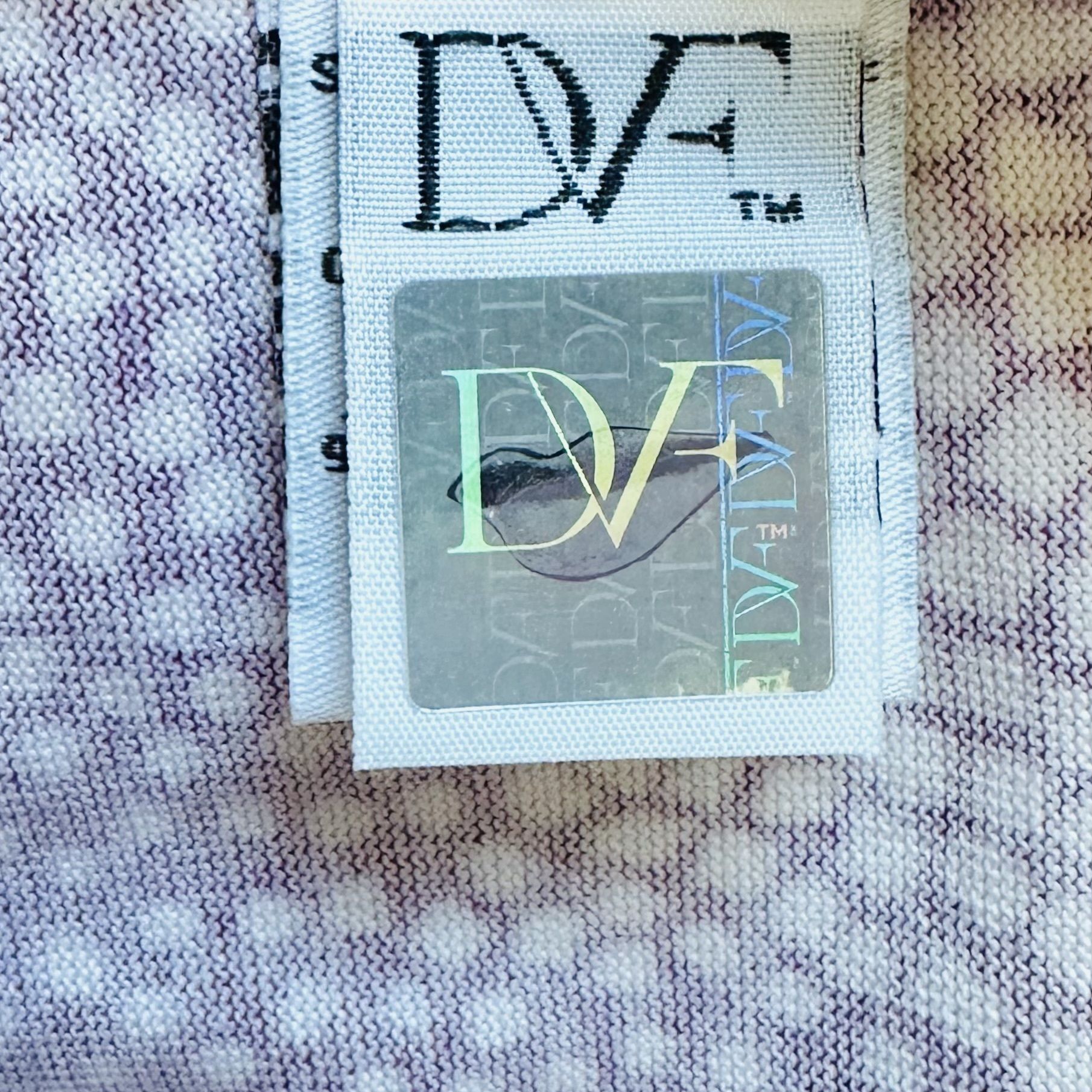 DVF IRINA シルクラップワンピース シフォン七分袖プリント