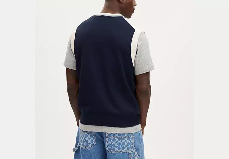 新作☆差がつくサマーニット【COACH】セーター ベスト 新作☆差がつくサマーニット【COACH】セーター ベスト (Coach