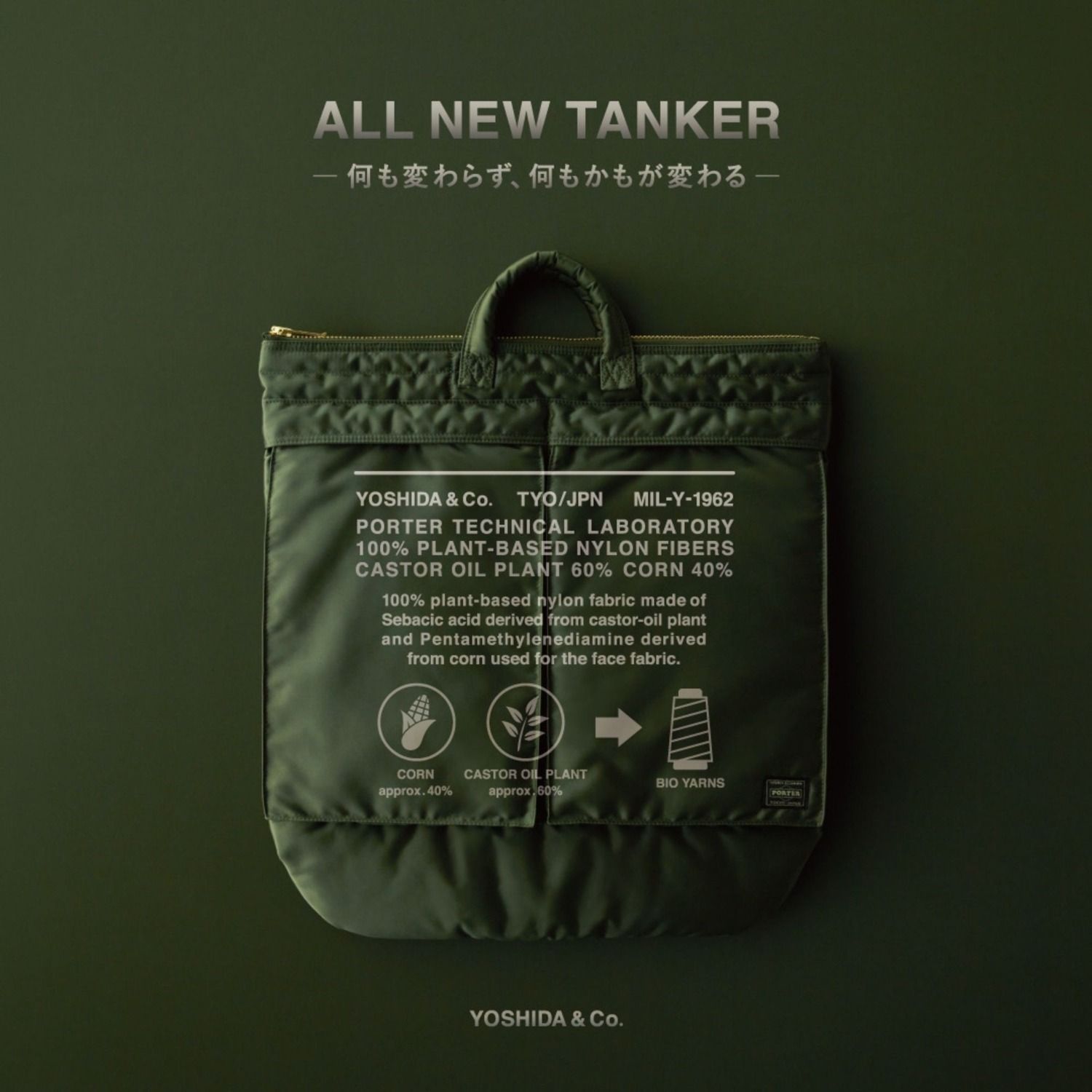 PORTER / TANKER CARRYING TOTE BAG (PORTER/トートバッグ