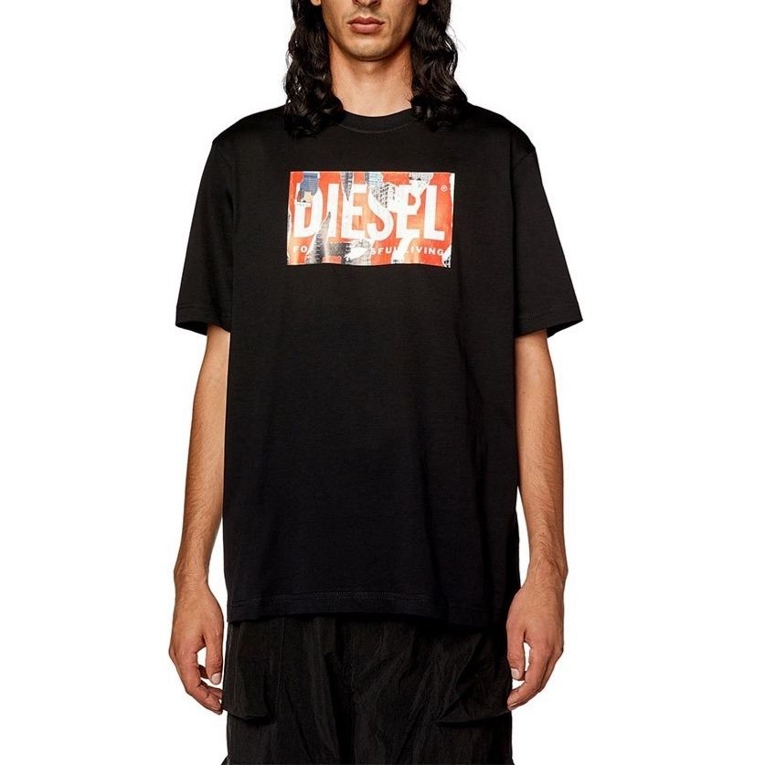 DIESEL* ディーゼル Just L13 半袖Tシャツ 送料関税込み DIESEL ディーゼル ロゴ T-Just-L13 半袖Tシャツ 関税送料無料