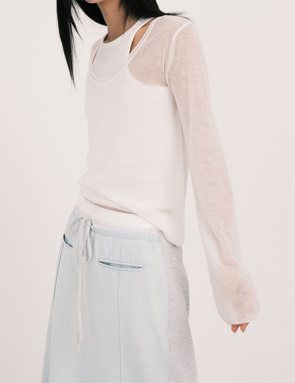グローブ★GRVB DENIM SWEAT LONG SKIRT★デニムロングスカート グローブ☆GRVB DENIM SWEAT LONG SKIRT☆デニムロングスカート