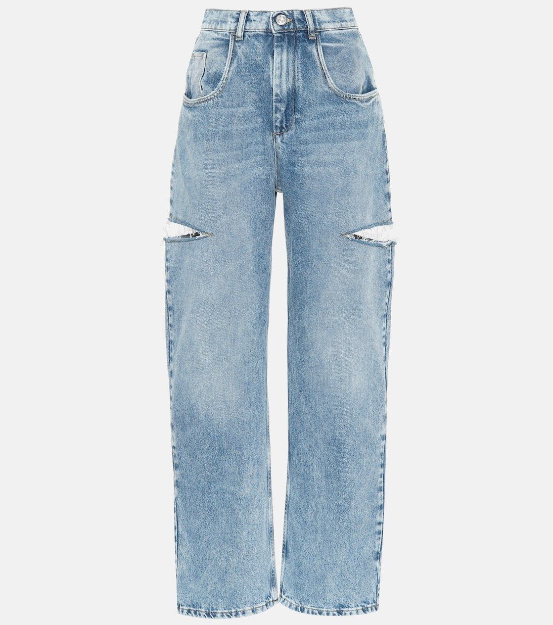 【Maison Margiela】カットアウト ハイライズワイド ジーンズ ◇Maison Margiela◇ カットアウト ハイウエストジーンズ ワイド