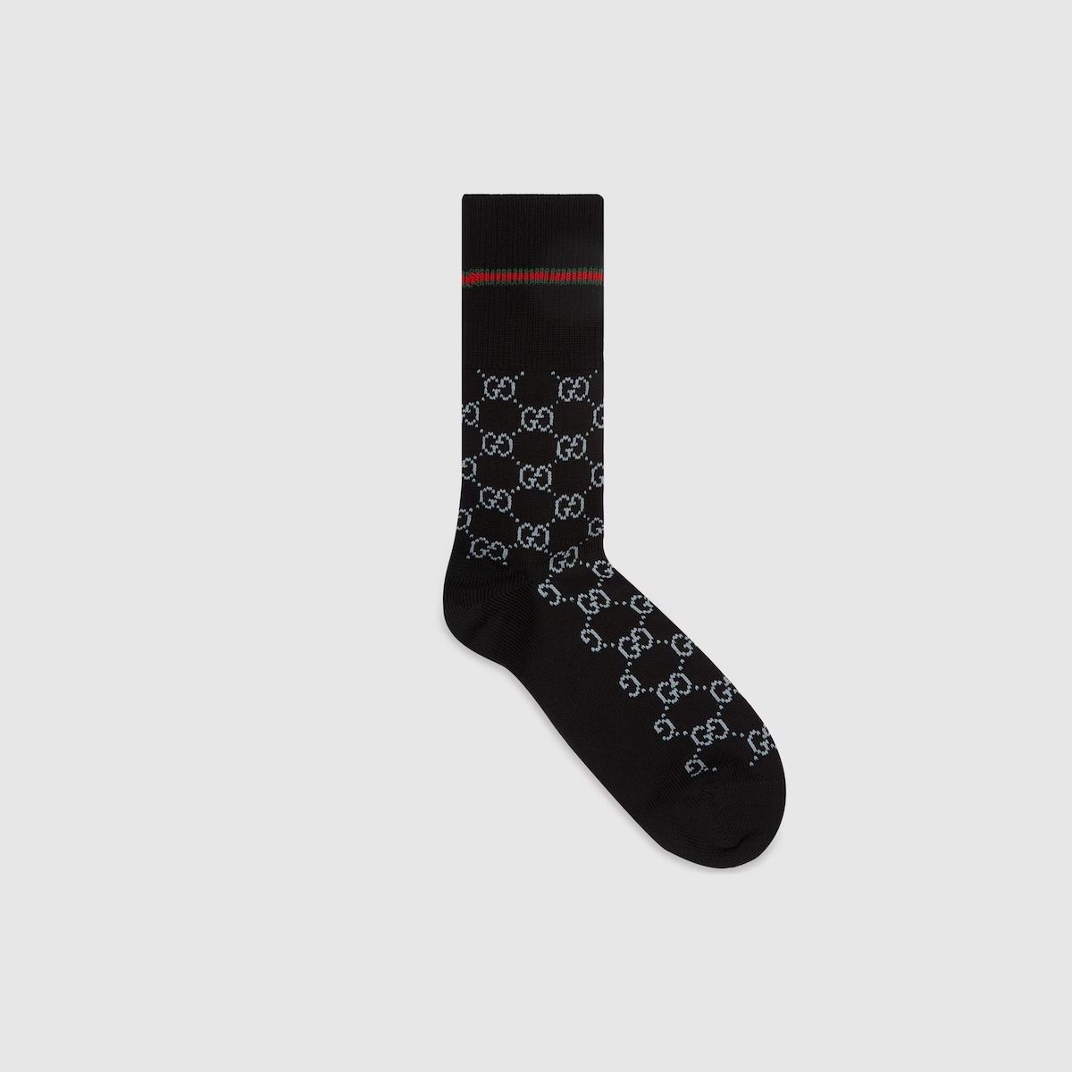 【GUCCI】ウェブリブニットコットン混紡ソックス グッチ 小物ウェブ GGコットン ソックス | GUCCI公式