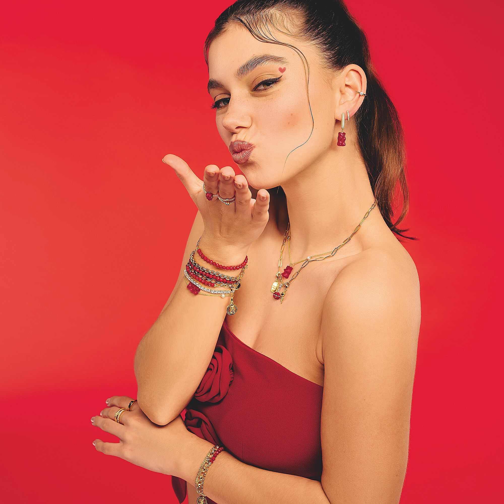 注目*THOMAS SABO × HARIBO*クリスタル&ベア ネックレス 注目*THOMAS SABO × HARIBO*クリスタル&ベア ネックレス (Thomas