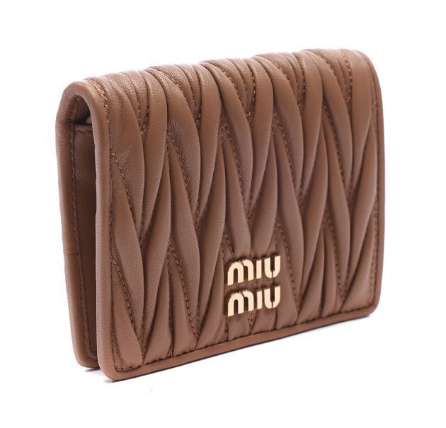 【SALE】◆MIUMIU◆Matelasse Leather Wallet 財布 MIU MIU WALLET (MiuMiu/折りたたみ財布) 106709699【BUYMA】