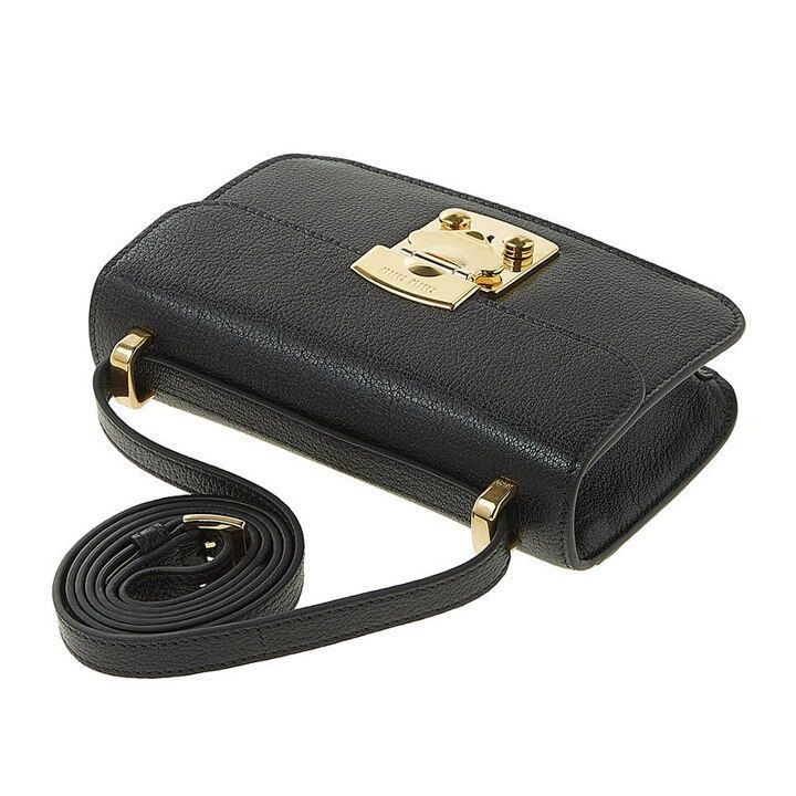 miu miu ミュウミュウ マドラス ショルダーバッグ レザー