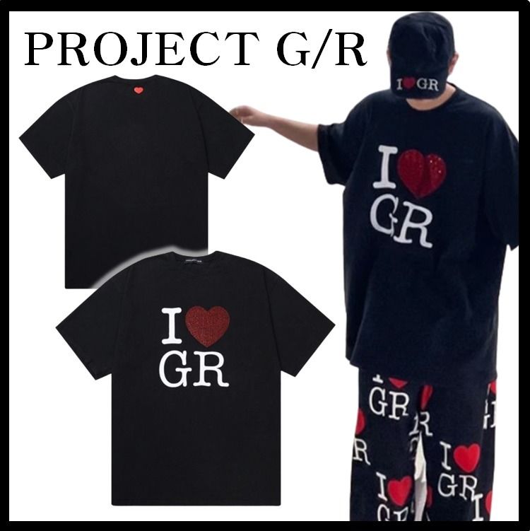 ★人気★【Project G/R】★EMS WASHED T-SHIR.T★ 프로젝트 G/R EMS 워시드 티셔츠 | PROJECT G/R | KREAM