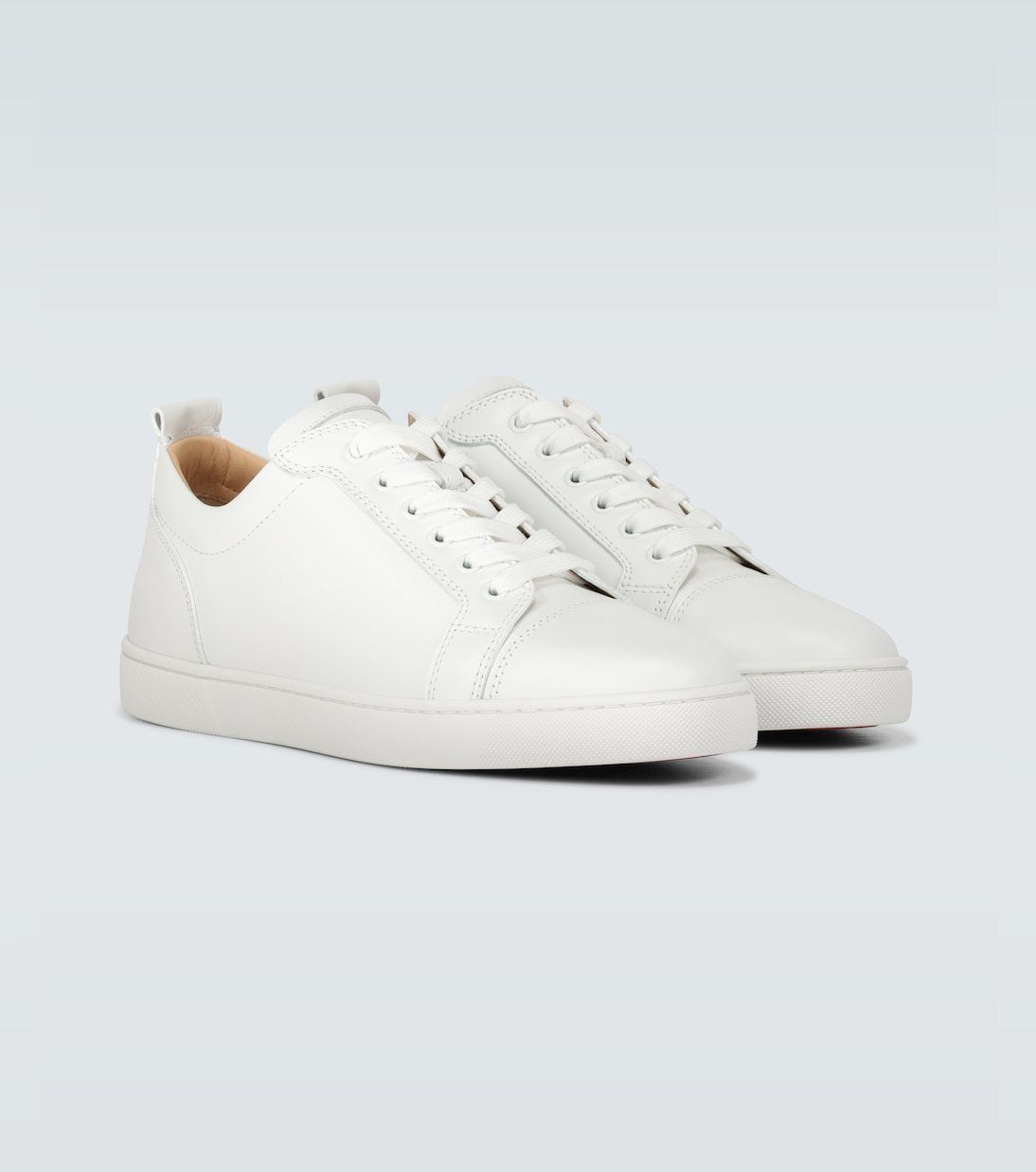 【Christian Louboutin】LouisJuniorメタリックレザースニーカー Louis Junior P Strass Eternity - スニーカー - カーフレザー