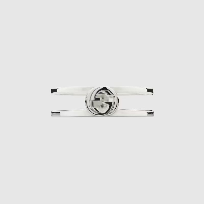 国内直営**GUCCI**グッチ インターロッキング リング 国内直営**GUCCI** グッチ インターロッキング リング (GUCCI