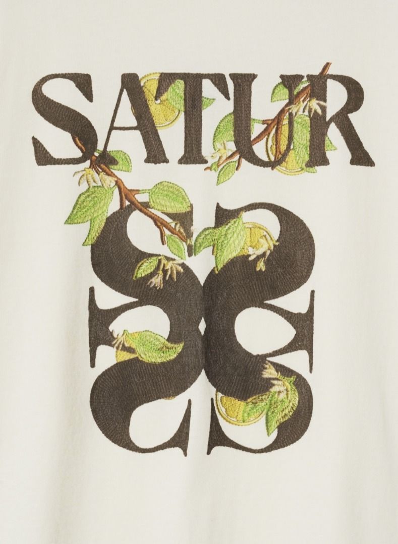 ☆韓国の人気☆【SATUR】☆Apero Leaf Graphic T-Shir.t