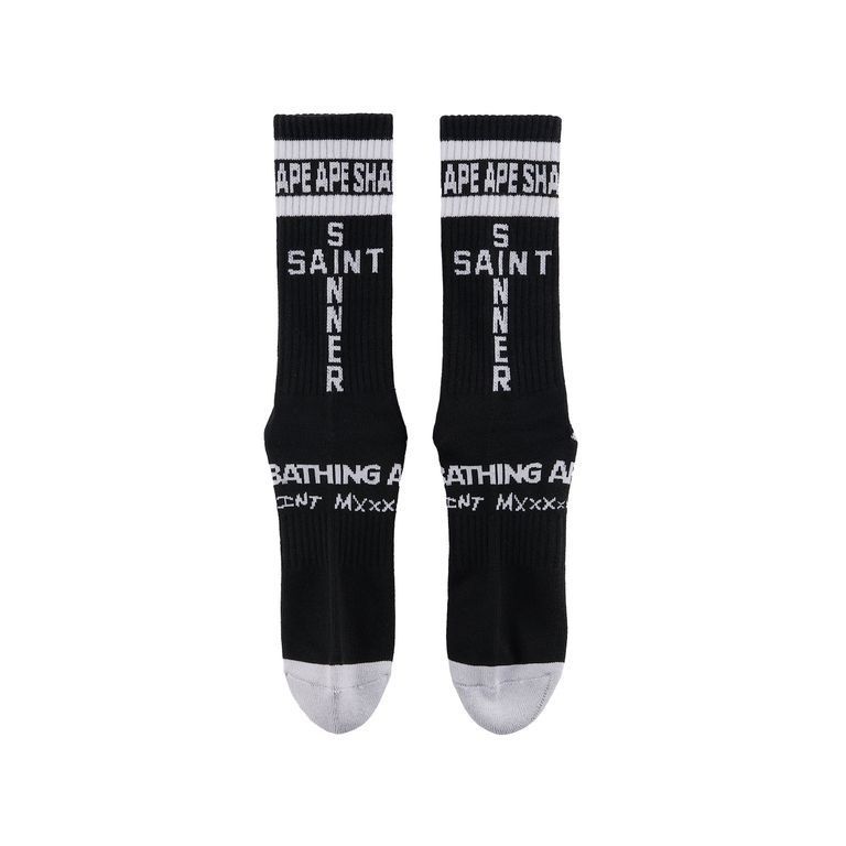 セントマイケル】 24SS BAPE コラボソックス (Saint Mxxxxxx