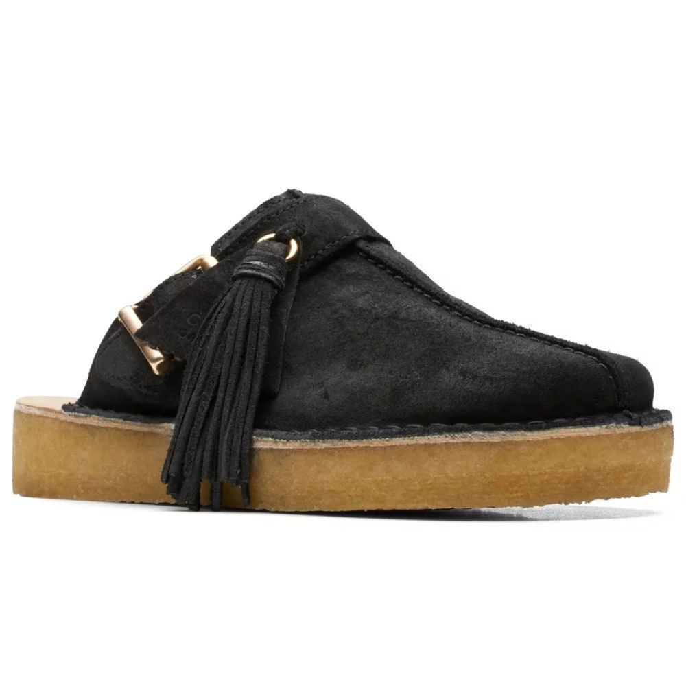 本物 Trek W Clarks Mule レディース ミュール タッセル クラークス 靴