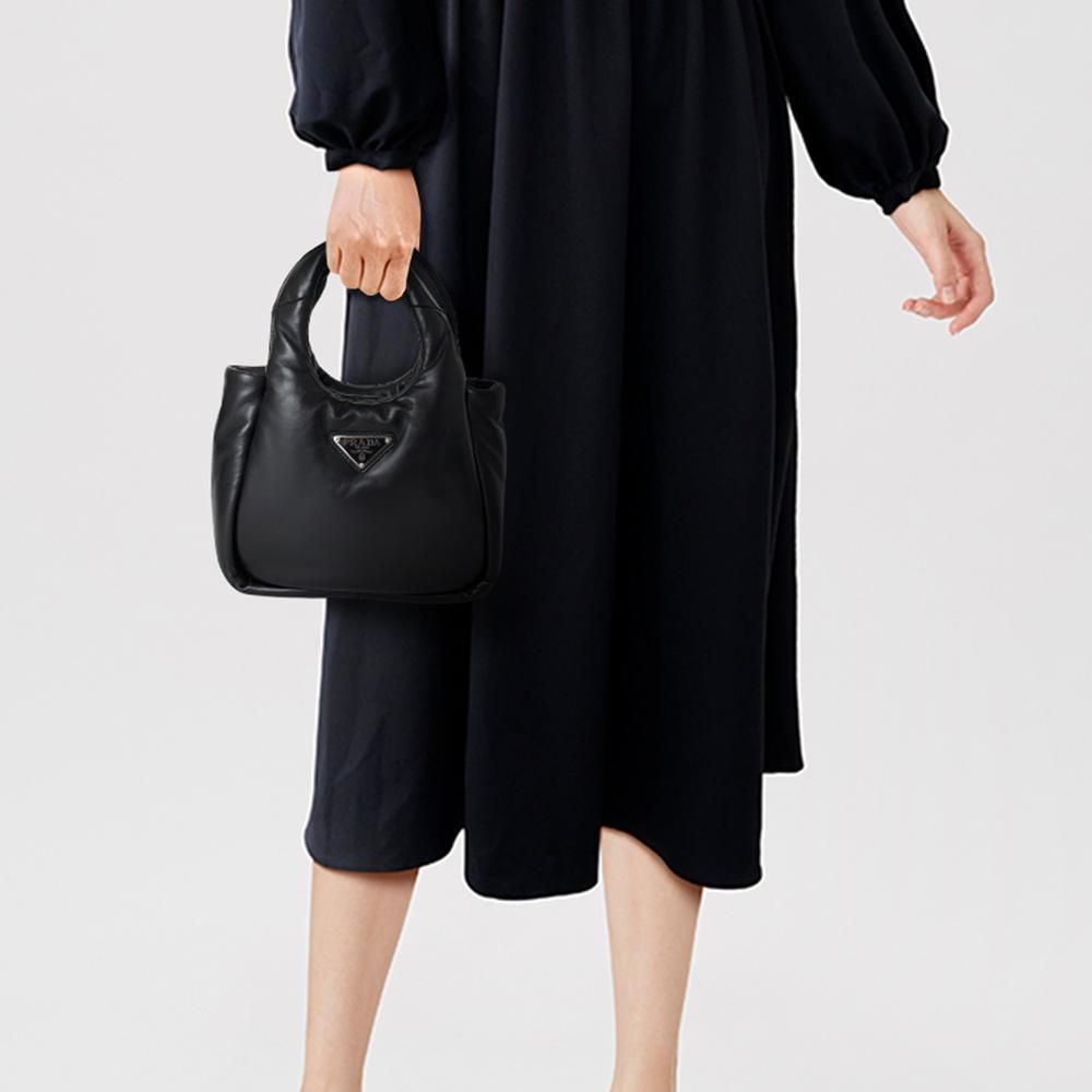 PRADA】プラダ ソフト パデッドナッパレザー ミニバッグ (PRADA