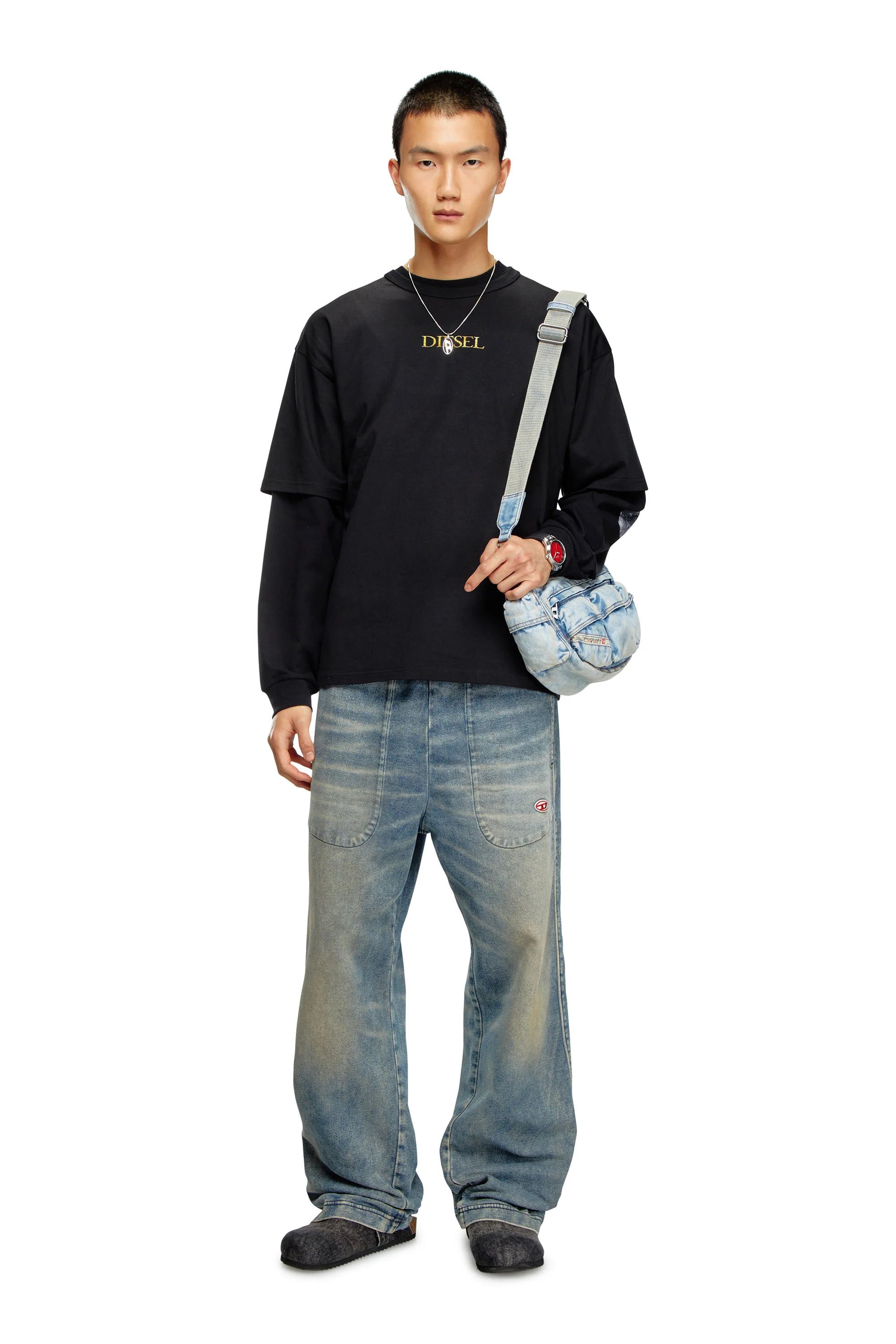 国内直営**DIESEL** T-Boxt-Q20 リラックスフィットTシャツ