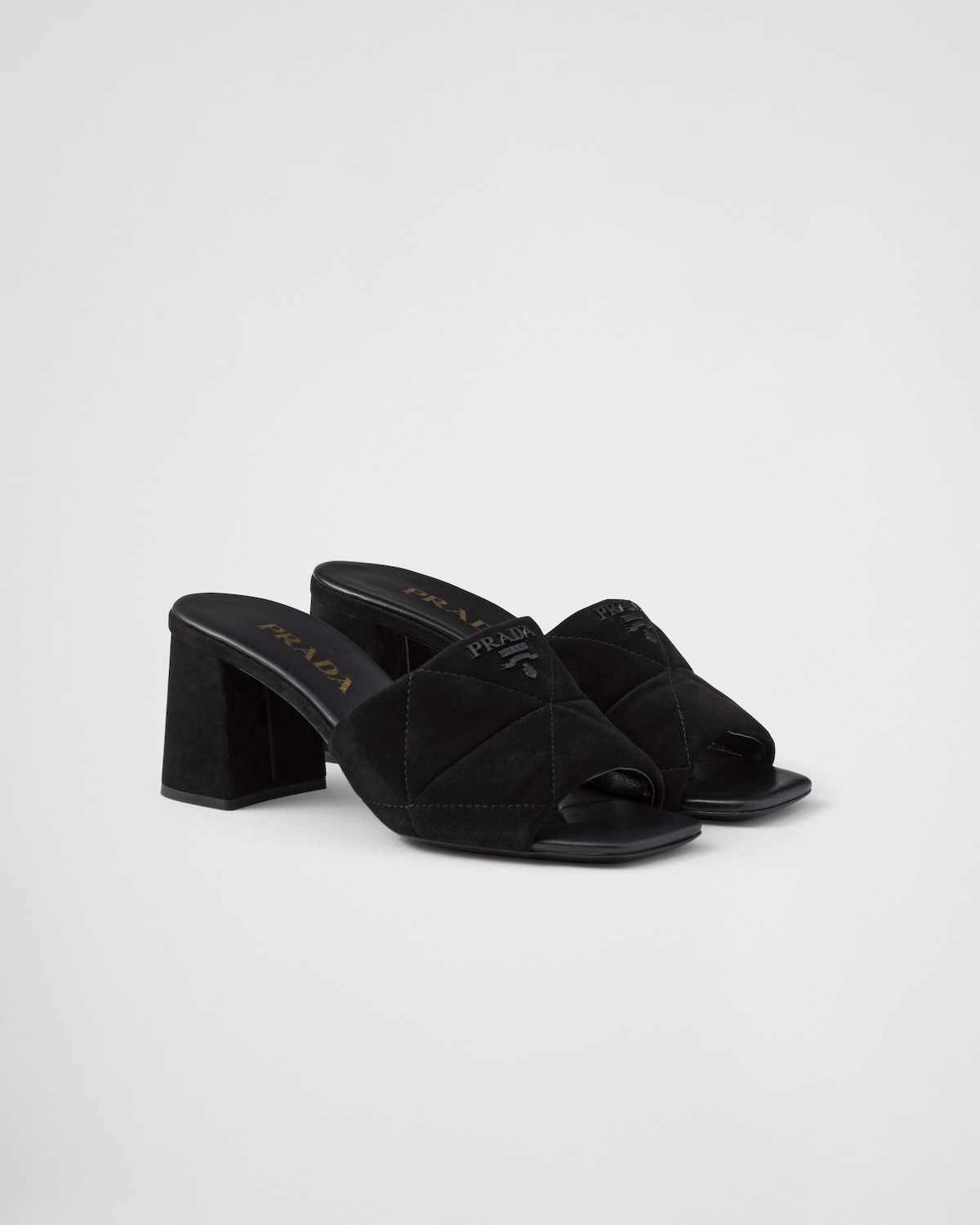 PRADA☆ステッチスエード サンダル (PRADA/サンダル・ミュール