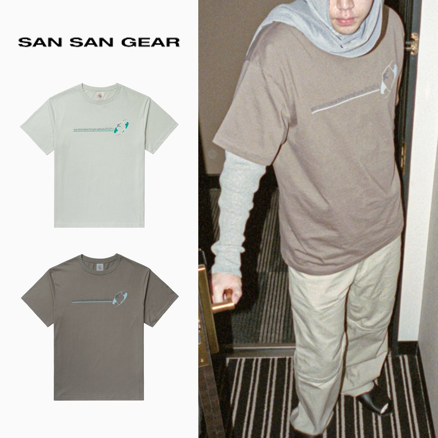 Tシャツ・カットソー SAN SAN GEAR : 24SS / SANSAN BLF VASE T-SHIRT (2COLORS) SAN SAN GEAR : 24SS / SANSAN BLF LOGO T-SHIRT (2COLORS) (San