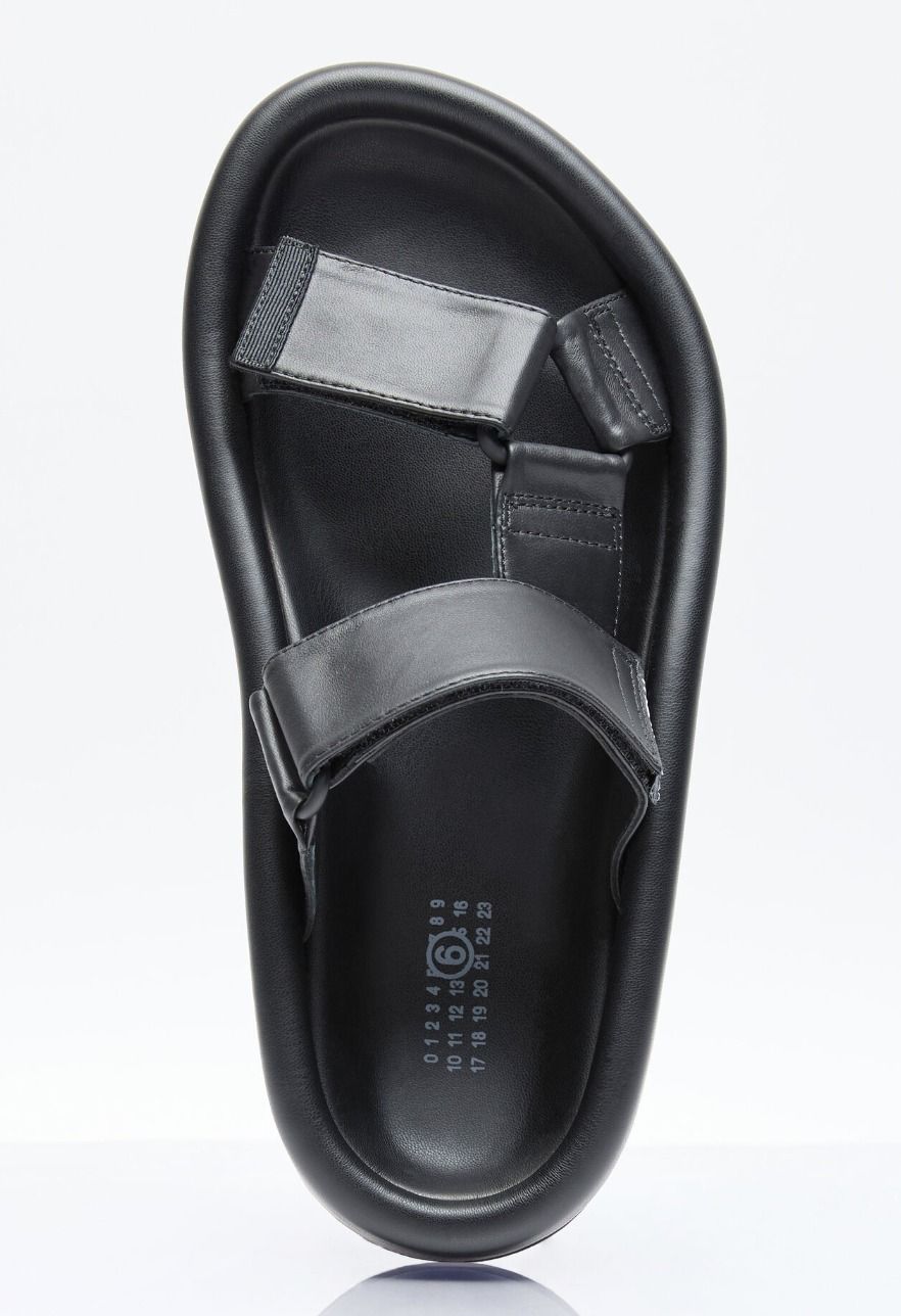 【MM6 Maison Margiela】プラットフォーム サンダル 関税/送料込 MM6 Maison Margiela プラットフォーム サンダル | ブラック