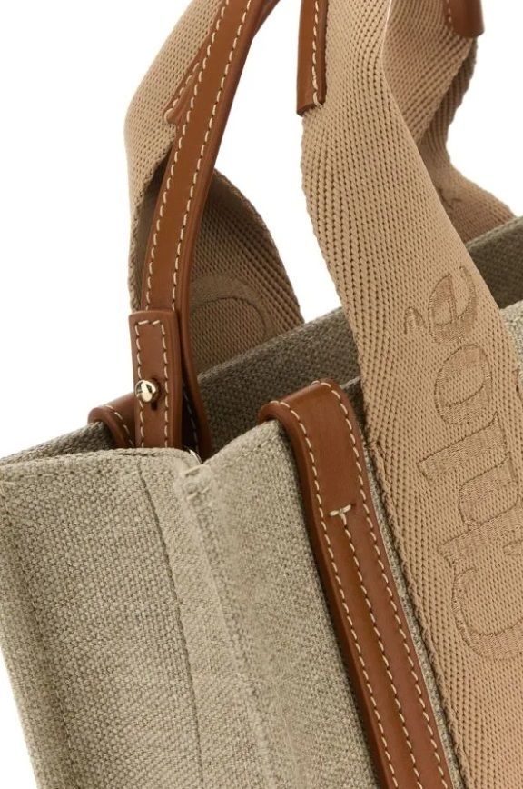 Chloe CHC22AS397I2690U 関税送料込 関税負担なし☆CHLOE WOODY スモール トートバッグ (Chloe