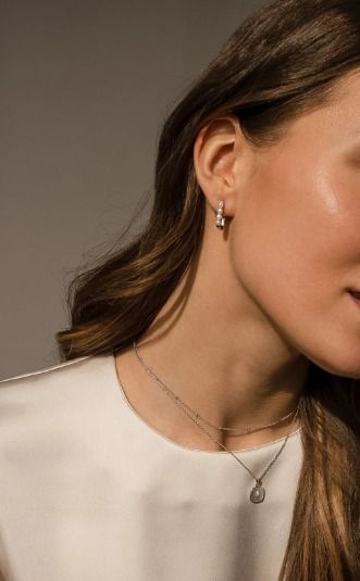 【CaitlynMinimalist】レイン パール リンクピアス CaitlynMinimalist】レイン パールリンクピアス☆金銀 (Caitlyn