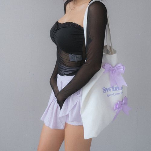 ★韓国人気★SWIMCITY★SIRO COTTON SKIRT SWIMCITY] Siro cotton skirt (wh) 正規韓国ブランド 韓国