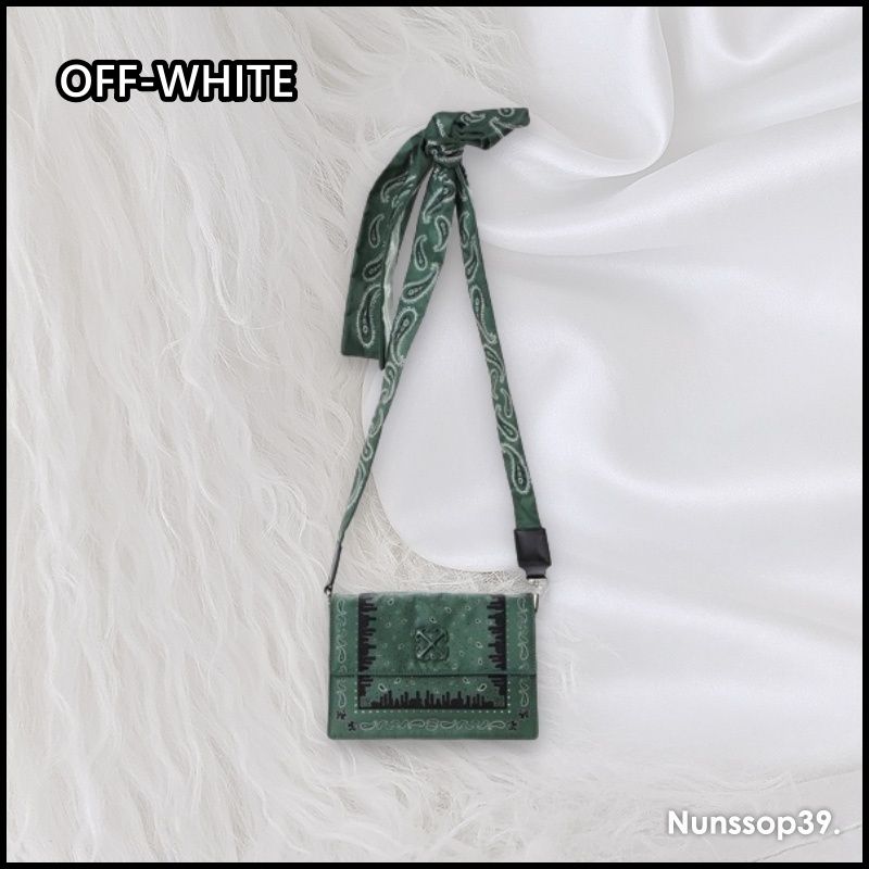 大人気【Off-White】Jitney 1.4 ロゴプレート ショルダーバッグ Buy Off-White Jitney 1.4 Bag 'Light Green